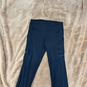 Lululemon Athletica Navy High-Waisted Leggings
